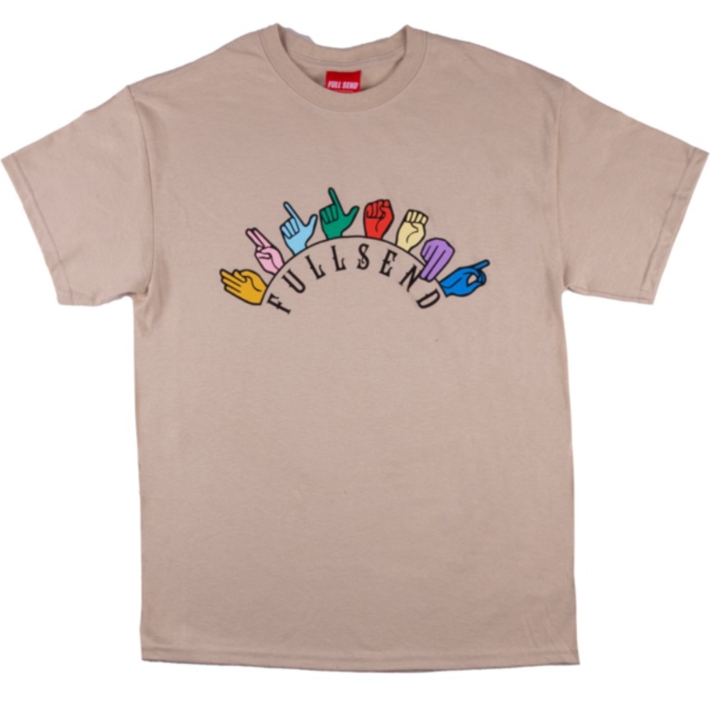 Nelk Brothers Full Send Sign Language Tee